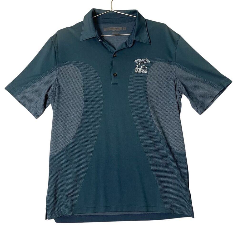 Greg Norman US OPEN  Torrey Pines 2008 Men's Polo Shirt M Blue